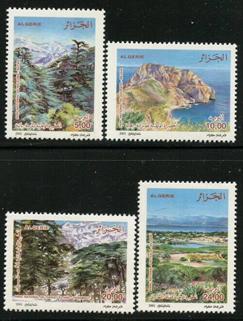 Algeria 2001 National Parks set Sc# 1211-14 NH
