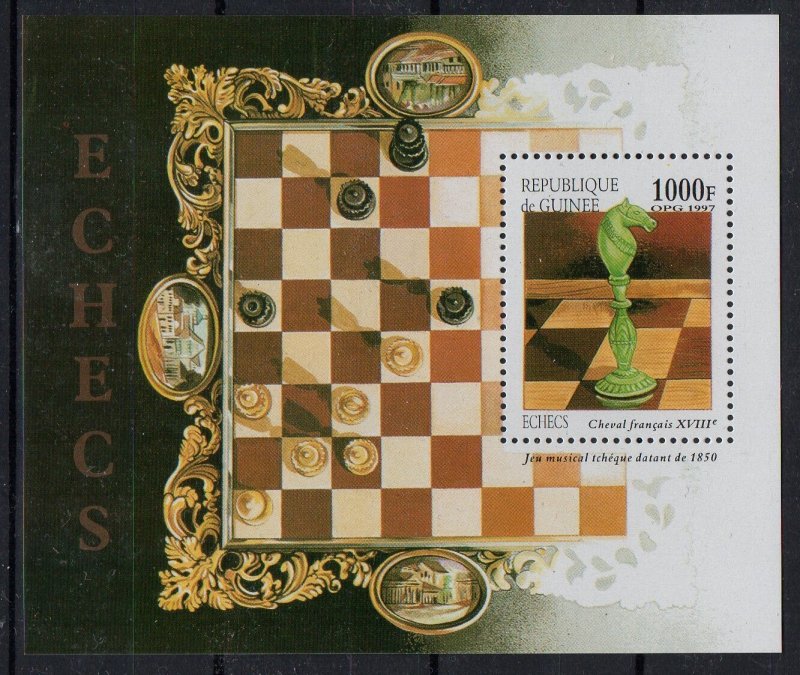 GUINEA - 1997 - M/S - CHESS -