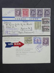 EDW1949SELL : GUATEMALA Very interesting collection of 40 covers with many nice