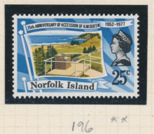 Norfolk Island 1977 Christmas and Anniversary SG 196 - 199 MNH 