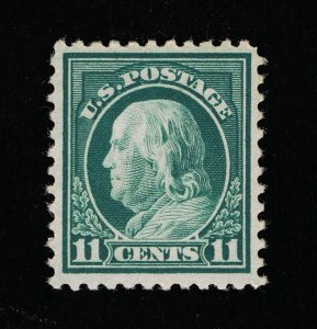 VERY AFFORDABLE GENUINE SCOTT #434 VF-XF MINT OG H PSAG CERT 11¢ PERF-10 SL-WMK