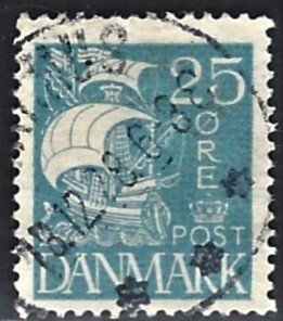 DENMARK #194 - USED  - 1927- DENM089