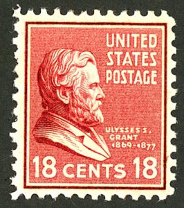 U.S. #815 MINT OG LH 