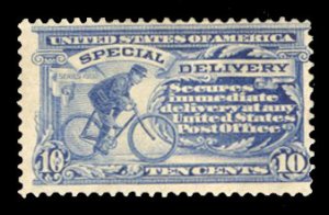 United States, Special Delivery #E6 Cat$230, 1902 10c ultramarine, hinged