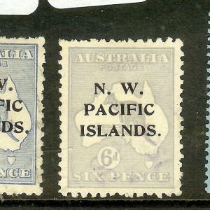 NORTH WEST PACIFIC ISLANDS (P2012B) 6D KANGAROO SG110, 110A  VFU