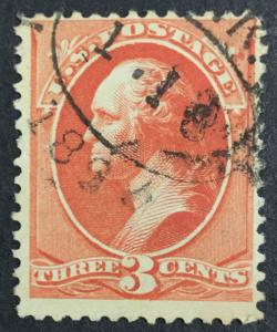 US #214 USED $65 LOT #7683