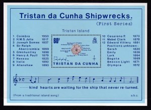 Tristan da Chuna 371 Souvenir Sheet MNH VF