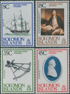 Solomon Islands 1979 SG372-375 Captain Cook's Voyages set MNH