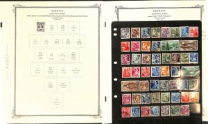 Germany WW2 Allied Occupation Stamp Collection on 13 Scott Specialty Pages (BE)