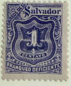 AlexStamps EL SALVADOR #J33 FVF Mint 