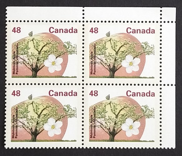 Canada 1363 Corner Block UR VF MNH
