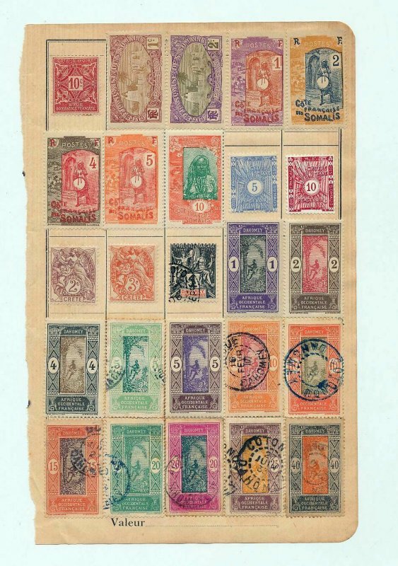 French Colonies Early M&U Mixture(Appx 140 Items) (As 668