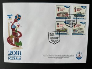 2018 Togo Mi. ? FDC surch. original packaging 'FRANCE CHAMPION' World Cup HOLOGRAM-