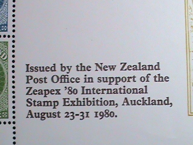 ​NEW ZEALAND STAMP-1980-SC#703a- 125TH ANNIVERSARY OF POST STAGE STAMP MNH-S/S