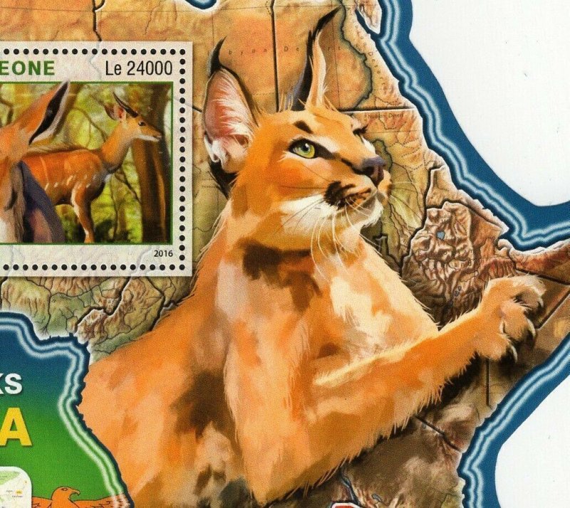 Park Kafue Stamp Zambia Taurotragus Oryx S/S MNH #7301 / Bl.983