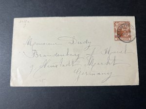 1890s Mauritius Cover Mauritaine to Neustadt Germany