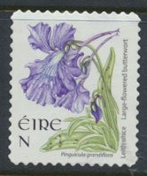 Ireland Eire SG 1695  Used NVI  Self Adhsive  Flowered Butterwort see & scan 