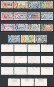 Bahamas SG228/42 QEII 1964 New Constitution Part Set of 15 Used