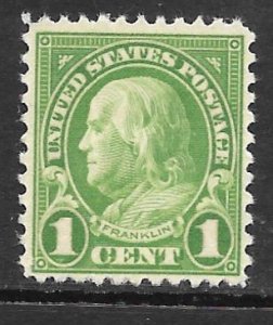 USA 632: 1c Franklin, MNH, F-VF