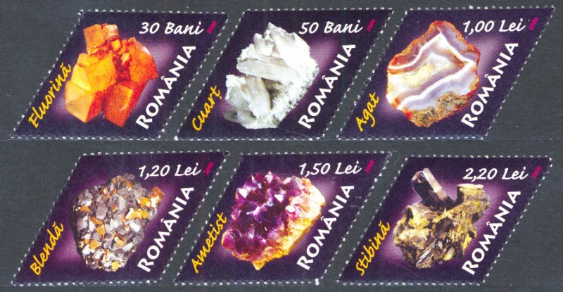 Romania 2006 Scott #4852-4857 Mint Never Hinged