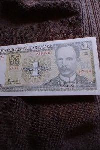 CUBA.2008.JOSE MARTI.BANCO CENTRAL DE CUBA.1 PESO.#GI-44-255576.-UNCIR..