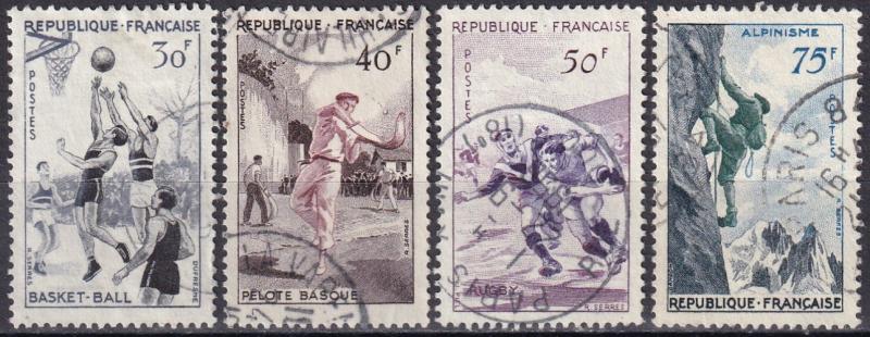 France #801-4  F-VF Used CV $2.80  (A18700)