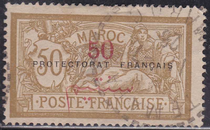 French Morocco 51 Liberty & Peace O/P 1914