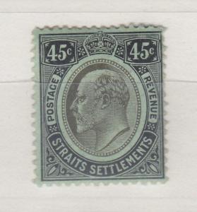 Straights Settlements 1906 KEVII 45c Mint MH SG163  X8990