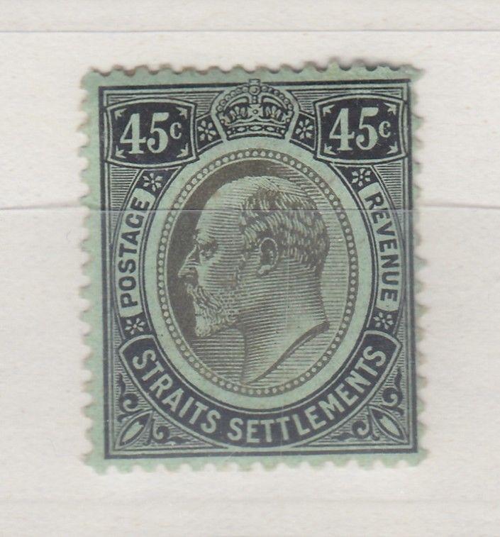 Straights Settlements 1906 KEVII 45c Mint MH SG163  X8990