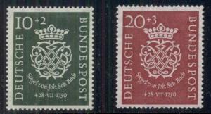 GERMANY #B314-5 Mint Never Hinged, Scott $120.00