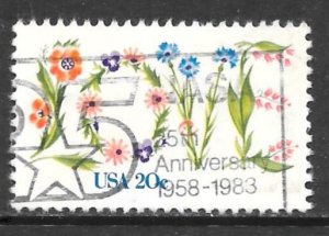 USA 1951: 20c Love, used, VF