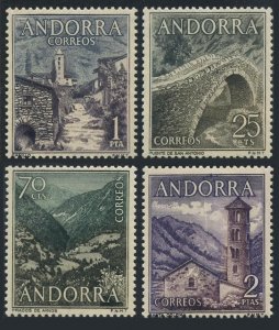Andorra Sp 50-57, MNH. Mi 59-62,63-66. 1963-64. Views, Arms, Madonna of Meritxel