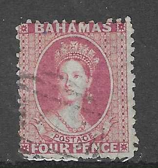 Bahamas #13  4p Victoria (U)  CV$75.00