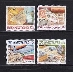 Papua New Guinea 627-630 Set MNH Post Office Centenary (B)