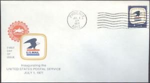 #1396 AZ, Phoenix 7-1-71 USPS FDC