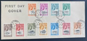 1960 Tristan Da Cunha First Day Cover FDC Full Stamps Set Sg# 28-38