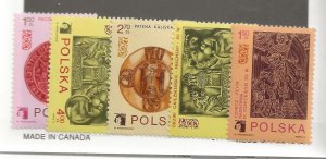 POLAND Sc 1982-5,B128NH issue of 19