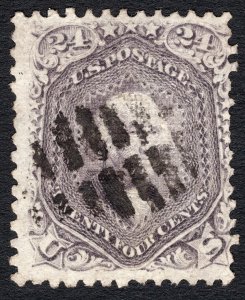 Scott 99, F-grill, fancy cancel, fresh, a few short perfs at right, SCARCE!