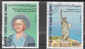 Comoro Islands 1985 Set of 5 anniversaries & Events