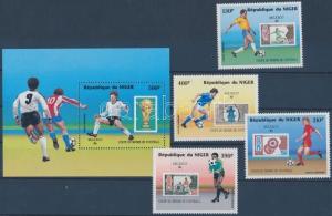 Niger stamp Football World Cup MNH Imperforated 1986 Mi 991-994 + 49 WS144746