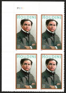 USA Sc. 3651 37c Houdini 2002 MNH plate block