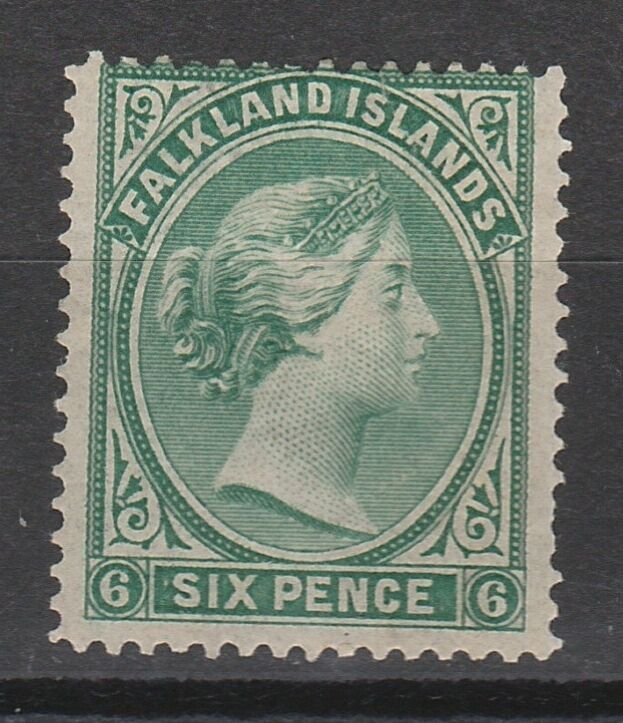 FALKLAND ISLANDS 1878 QV 6D NO WMK
