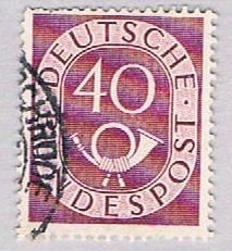 Germany 680 Used Numeral 40 1951 (BP49424)