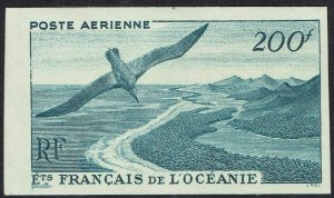 FRENCH OCEANIC SETTLEMENTS 1948 AIRMAIL 200F IMPERF