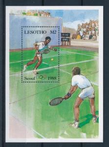 [60909] Lesotho 1987 Olympic games Seoul Tennis MNH Sheet