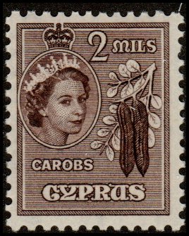 Cyprus 168 - Mint-H - 2m Carobs (1955)