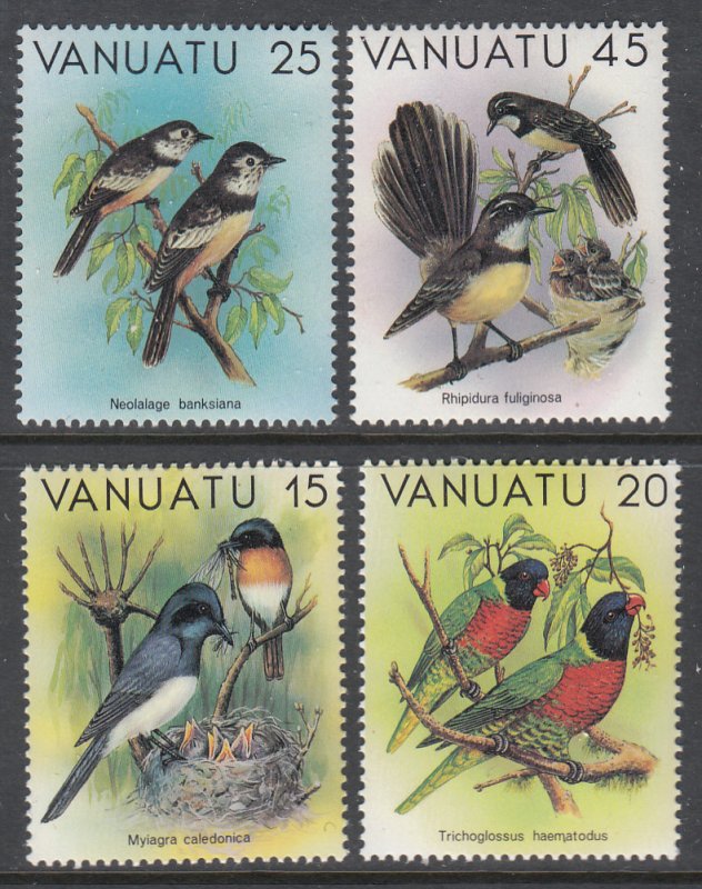 Vanuatu 319-322 Birds MNH VF