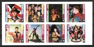 Eynhallow, 1999 issue. Scout Jamboree GOLD o/print on Rockwell`s Art. IMPERF.