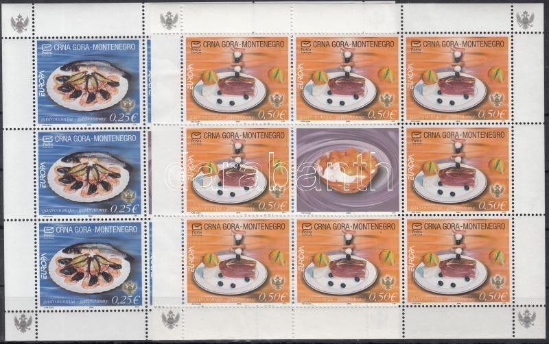 Montenegro stamp Europa CEPT, Gastronomy mini sheet set 2005 MNH WS183295