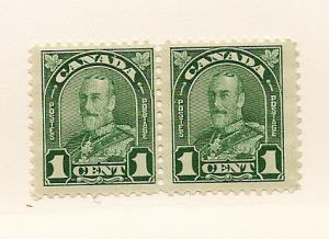 Canada #164 MNH Horizontal Pair /